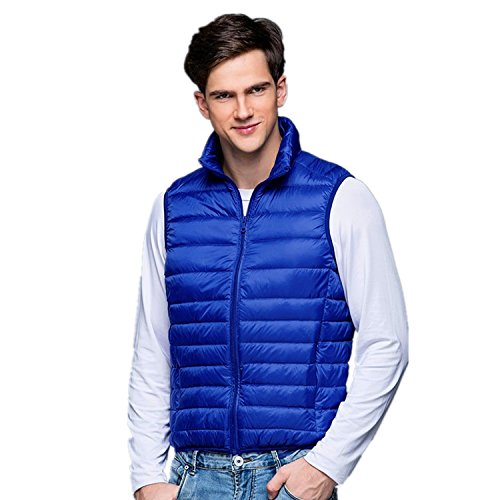 Preisvergleich Produktbild iHAIPI - Herren Steppweste Weste wasserabweisend Saphir (06. 3XL, 04. Saphir)
