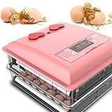 【Aplicación grande】 esta incubadora puede incubar pollos, patos, palomas,codorniz, la mayoría de los huevos de aves y reptiles, También es adecuada para el hogar, la educación y la observación de laboratorio. Especialmente adecuado para mostrar a sus hijos o estudiantes cómo se incuba un huevo.