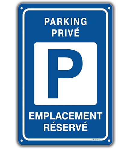 AUA SIGNALETIQUE Privatgrund-Schild – 230 Mm, Aus PVC Oder Aluminium, Französische Herstellung