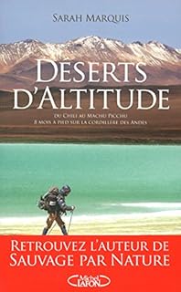 jaquette livre Déserts d'altitude