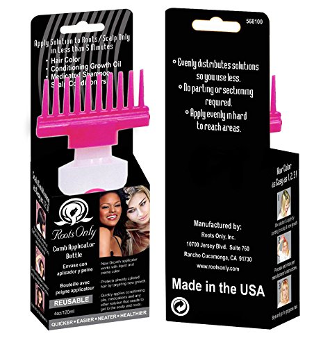 Roots Only Applicator Bottle - For Oil, Conditioner, Colour, Lice Medication, etc.