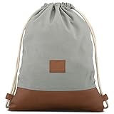 STYLISCHER HINGUCKER: Das zweifarbige Design mit Logo Badge aus veganem Leder macht den Johnny Urban Gym Bag zum lässigen Accessoire