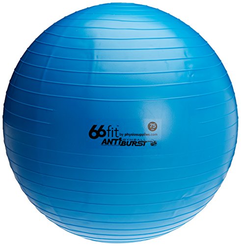 Preisvergleich Produktbild 66Fit Gymnastikball blau 75cm / Blue