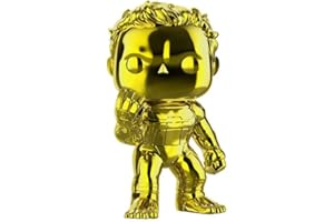 ‎FUNKO Funko – Pop! Marvel: Avengers Endgame – Gold Chrome Hulk – Wackelkopf Vinyl Figur,ca. 9cm