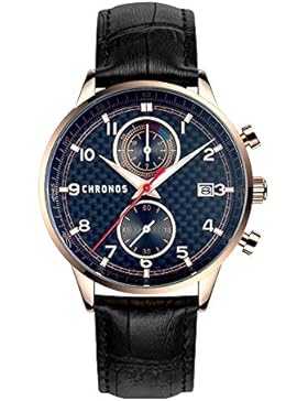 Chronos Herren Uhr Echtlederband Chronos Herren Uhr Echtlederband