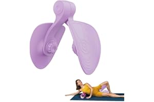 DEYROS Pelvic Floor Exerciser,Pelvic Repair Multifunctional Leg Clip Pelvic Floor Trainers Pelvic Muscle Exerciser Hip & Pelvic Trainer Inner Thigh Trainer for Postpartum Rehabilitation (Purple)