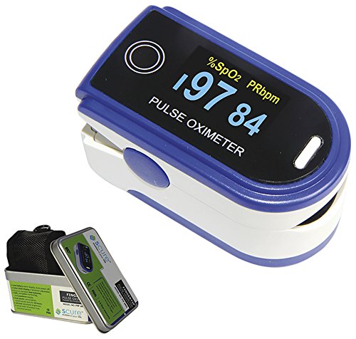 SCURE Finger Tip Pulse Oximeter (Black)