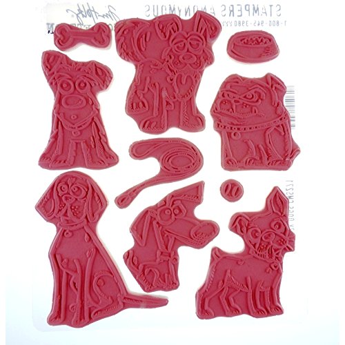 Stempel Anonymous cms271 Tim Holtz selbst Stempeln, mehrfarbig, 7 x 21,6 cm - 2