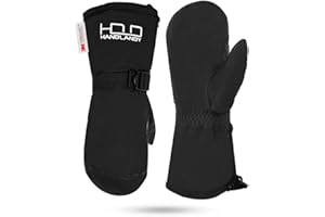 HANDLANDY Winter Snowboarding Mittens Men Women - Warm 3M Thinsulate Thermal Ski Mitten with Build-in Gloves