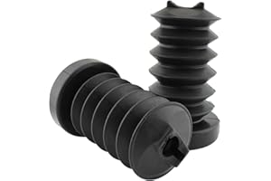 FINMOKAL 2x botte de couverture de fourche d'amortisseur en caoutchouc arrière pour Harley Touring FLHR FLHT FLHX