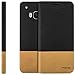 Produktbild zanasta Designs Tasche HTC One M9 Hülle Flip Case Slim Schutzhülle Handytasche mit Kartenfach, Standfunktion | Schwarz