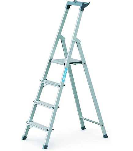 ATORN Maschinentritt Aluminium 2 Stufen 0,4 m Podesthöhe