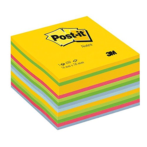 Post-it Cube Light Energie - 76 x 76mm - 450 feuilles