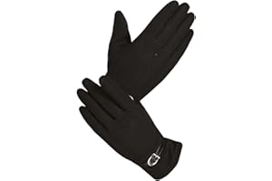 FCHITOP Guanti Donna Invernali Touch Screen Scamosciati Interno Felpato Pile Eleganti con Polsino Eco Pelliccia Super Morbidi e Caldi