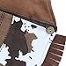 YiZYiF Baby Boy Girl Cowboy Costume Fancy Dress Outfit Wild West Halloween Party Clothes Brown 6-12 Months