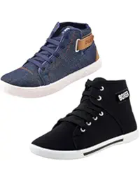 Bersache Men Combo Packs of 2 Casual Sneaker Shoe