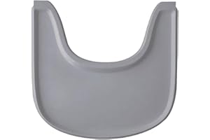 GENERIC Vassoio per seggiolone Stokke Tripp Trapp, vassoio su seggiolone, set da tavolo in polipropilene, accessorio per seggiolone, 42 x 42 cm (bianco)