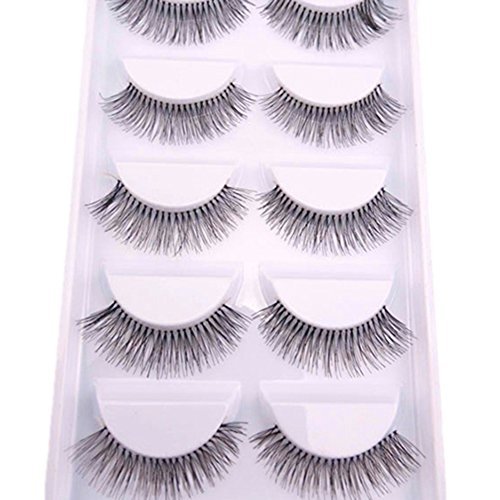 5 Pairs Long Fake Eye Lash False Eyelashes Extension Makeup
