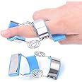 Azonee Finger Splints Brace Finger Straightener Splint Joint Support Brace Knuckle Recovery Rehabilitation Exercise Finger Joints Training Orthosis, L