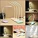 Produktbild ELEGIANT Schreibtischlampe Tischlampe 3 Modi Dimmbare USB LED Touch Sensor Tisch Lese Camping Büro Lampe Beleuchtung Leuchte Licht mit Schwanenhals USB Kabel Lila