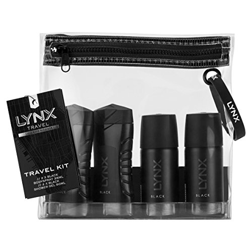 Lynx Minis Travel Bag Gift Set - Black