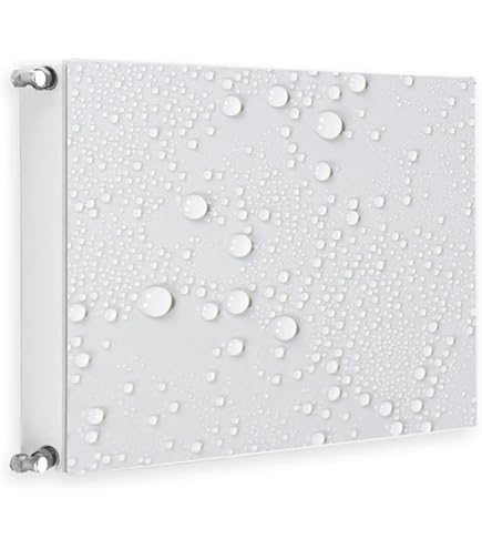 Magnetische radiatorombouw, radiatorafdekking, zwart, fruit, 100 x 60 cm, radiatorafdekking, bekleding, magnetische afdekmat, koelkast met een flexibele magneet, digitale opdruk