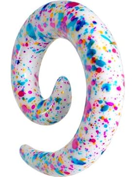 Bubblegum Dehnungsschnecke, Ohr-Spirale zum Dehnen, aus Acryl