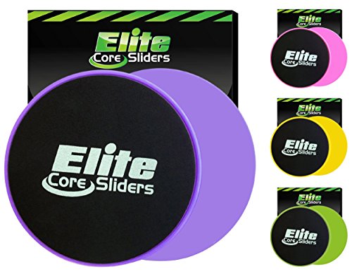 Elite sportz equipment 2 disques de Glisse Double Face - pour Tapis et sols durs