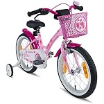 €129.00 Prometheus Bicicletta da bambina dai 5 anni da 16 pollici nei  colori rosa e lilla con rotelle e contropedale - Bici per… - bikewebshop.it
