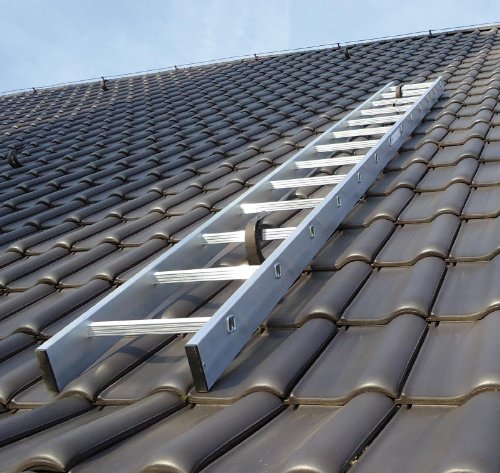 Kaminkehrerleiter Dachleiter Aluminium 21 Sprossen 5,88m