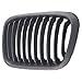 Produktbild Elegante _ Smart 1 Paar Vorne Ersatz matt schwarz Nieren Grill Gitter