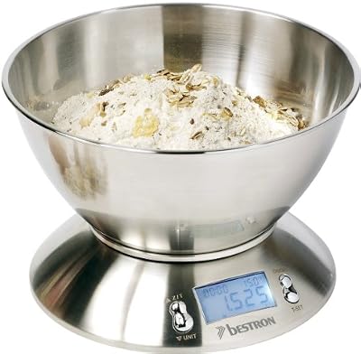 Bestron DEK4150 Balance Cuisine Numérique Inox