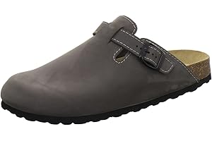 AFS-Schuhe 3900 Herren Clogs, Bequeme Hausschuhe für Männer, Pantoffeln aus Leder, Made in Germany