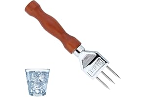Jeffergarden Eispickel, Eis Meißel Edelstahl EIS Meißel mit Holzgriff Entfernung Pick Crushed Ice Chipper Ice Pick EIS Werkzeug Küche Werkzeug EIS Barware Barkeeper Tool Wiederverwendbar Bar Zubehör