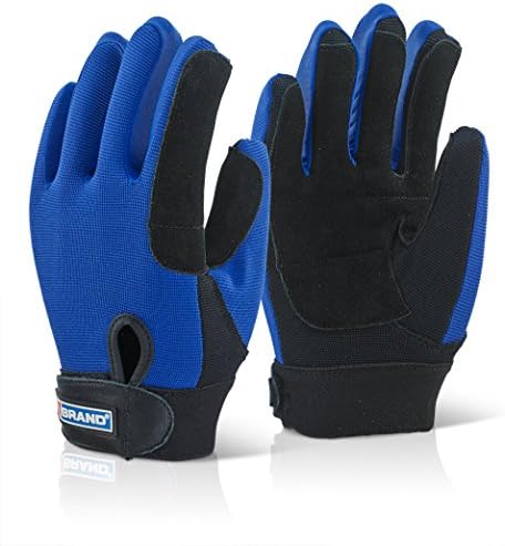 POWER TOOL GLOVE BLUE XL