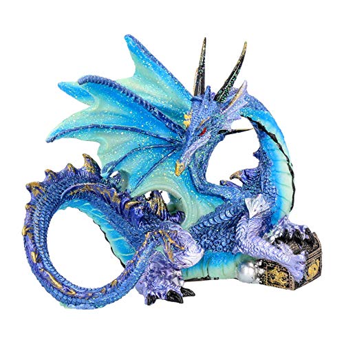 Nemesis Now Piasa - Figura Decorativa (15 cm, 16,5 cm), Color Azul