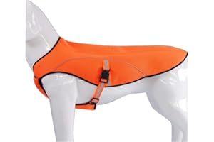 SMARTELF Dog Cooling Vest,Dog Cooling Coat,Evaporative Swamp Cooler Jacket Safety Reflective Vest for Large Dogs Walking Outdoor Hunting Training Camping Orange-XL