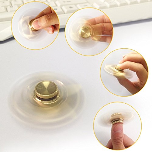 Hand Spinner Stress Relief Spielzeug, zappeln Spinner High Speed Edelstahl Made Keramik Lager ADHD Focus Anxiety Relief Spielzeug für Killing Time - 4