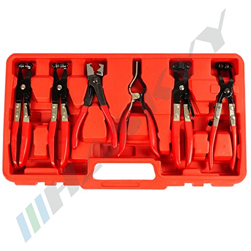 Schlauchklemmenzangen Set inkl. Koffer Schlauchschellenzangen Zangen Satz Set CSKZ9T-15 - 3