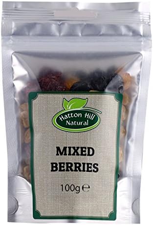 Mixed Berries (Golden Raisins, Cranberries, Sour Cherries, Blueberries) 100g by Hatton Hill Natural - Free UK Delivery