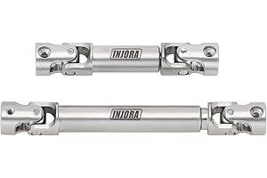 INJORA Ejes de Transmisión Central de Acero Inoxidable para TRX4M High Trail K10 F150 1/18 RC Crawler