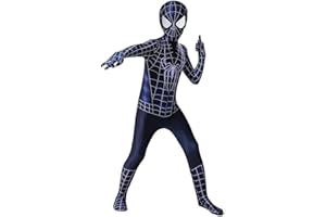 KLCH Kinder Theme Party Cosplay Fancy Kostüm, Kids Leistung Disguise Superheld Action Verkleidung 3D Anime Boysuit Costume Overall for Karneval