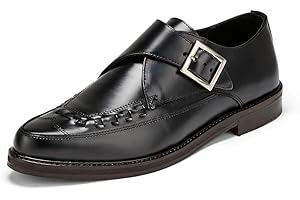 Undercover Shoes Mens Buzzcock Rockabilly Single Strap Black/White Monk Shoe