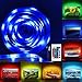 Produktbild LED TV Hintergrundbeleuchtung,LED Fernseher Beleuchtung USB RGB 2M/6.56ft,Pomisty LED Stripes Streifen LED Band mit 24keys Remote für 40 bis 60 Zoll HDTV,TV-Bildschirm und PC-Monitor
