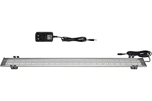 M&M CAGE COMPANY HappyBird Lighting Company - Bird Cage Light for songbirds - Full Spectrum LED Pet Lamp - Simulates Natural Environment (60 cm Songbird Light)