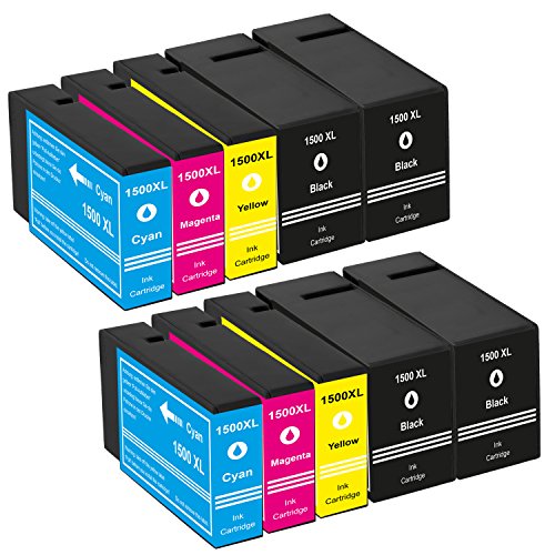PlatinumSerie® 10 Patronen XXL kompatibel für Canon PGI-1500 XL Maxify MB 2000 Series Maxify MB 2050 Maxify MB 2300 Series Maxify MB 2350 - 2