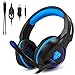 Produktbild Zenoplige Gaming Headset für XBOX ONE PS4 Bass Over-Ear Kopfhörer mit Mic und LED leuchtet, einstellbar / Lautstärkeregler für für PS4 Xbox One Switch PC Laptop Smartphone mit Mikrofon und LED-Licht