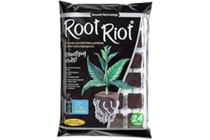 Growth Technology Root Riot Streuplatte mit 24 Würfeln, Wachstumsmedium, 307 ccm, Vermehrungskubus