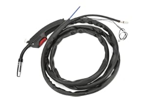 CERLINGWEE MIG Welder Gun CO2 Welding Torch, Durable Welding Wire Diameter: 0.8~1.2mm, Electric Welding for Construction Site