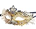 Produktbild Venezianische Maske, Coofit Maskenball Masken Metall Maskerade Maske Masquerade Maske Venedig Maske Damen Herren